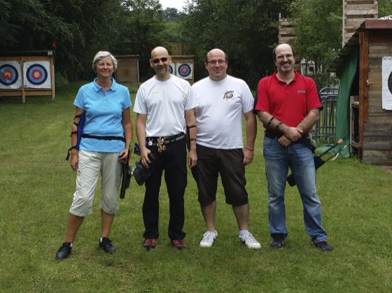 Martine, Philippe, Sylvain et David